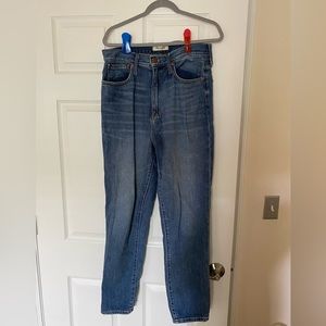 Madewell Medium Wash Mom Jeans